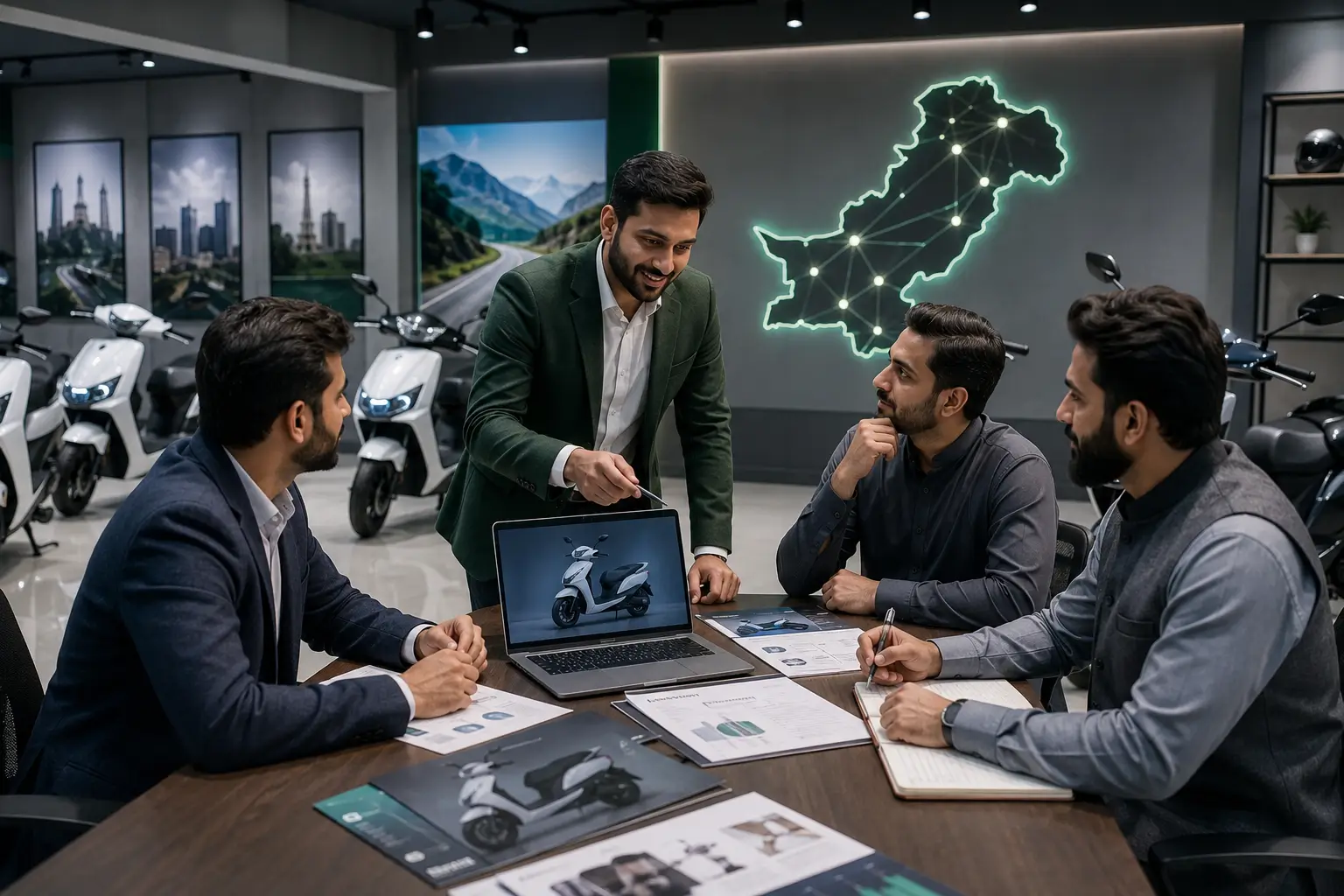 GYAAR electric mobility franchise network in Pakistan